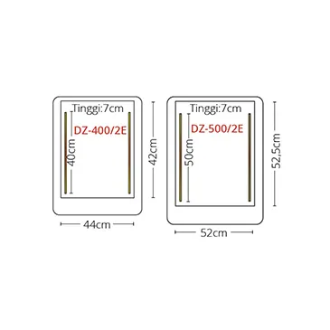 Mesin Vacuum Packaging Portabel DZ-500/2E