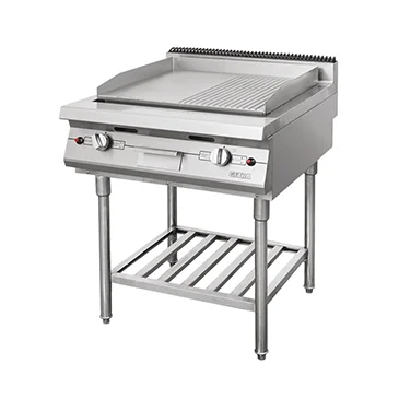 Gas Open Griddle & Broiler with Stand RPD-4B