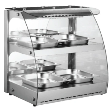 Front & Rear Sliding Door RTR-2D – Penghangat Makanan Stainless Pintu Geser untuk Restoran & Hotel