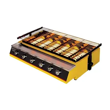 Griller 6 Burner Big BBQ ET-K333 – Pemanggang Gas Profesional 6 Tungku untuk Restoran & Katering