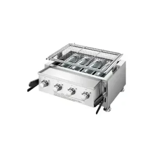 Griller S/S 4 Burner Big BBQ BS234V – Pemanggang Stainless Steel Profesional untuk Restoran & Katering